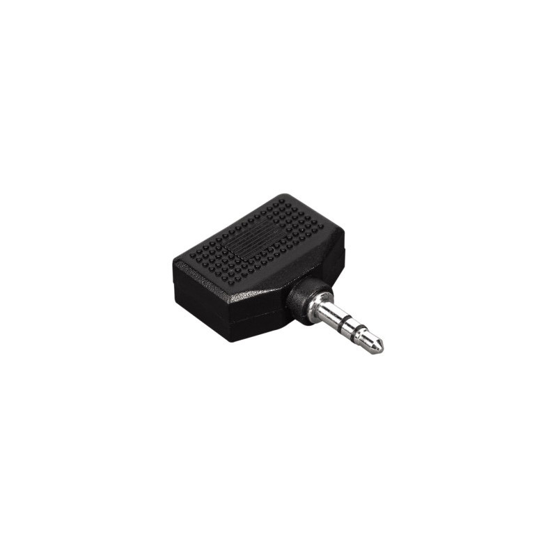 HAMA Adaptateur 2XJACK Femelle/1XJACK Male