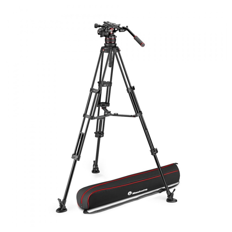 MANFROTTO MVK612TWINMA TREPIED ALU TWIN MS + ROTULE NITROTECH 612