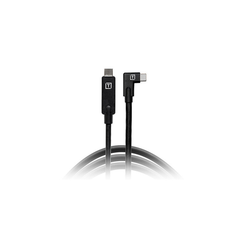 TETHERTOOLS CABLE USB-C VERS USB-C COUDE NOIR