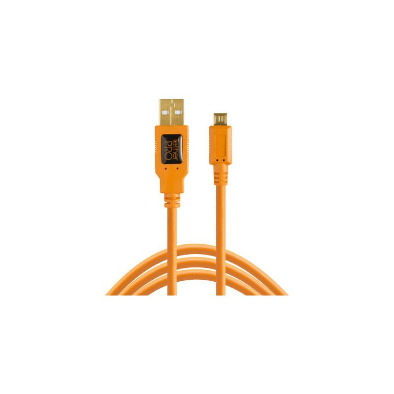 TETHERTOOLS CABLE USB2 4.5M ORANGE MIBRO B POUR SONY