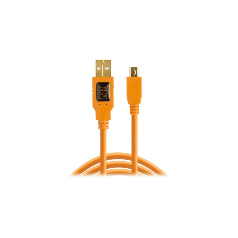 TETHERTOOLS CABLE USB2 4.5M ORANGE POUR CANON