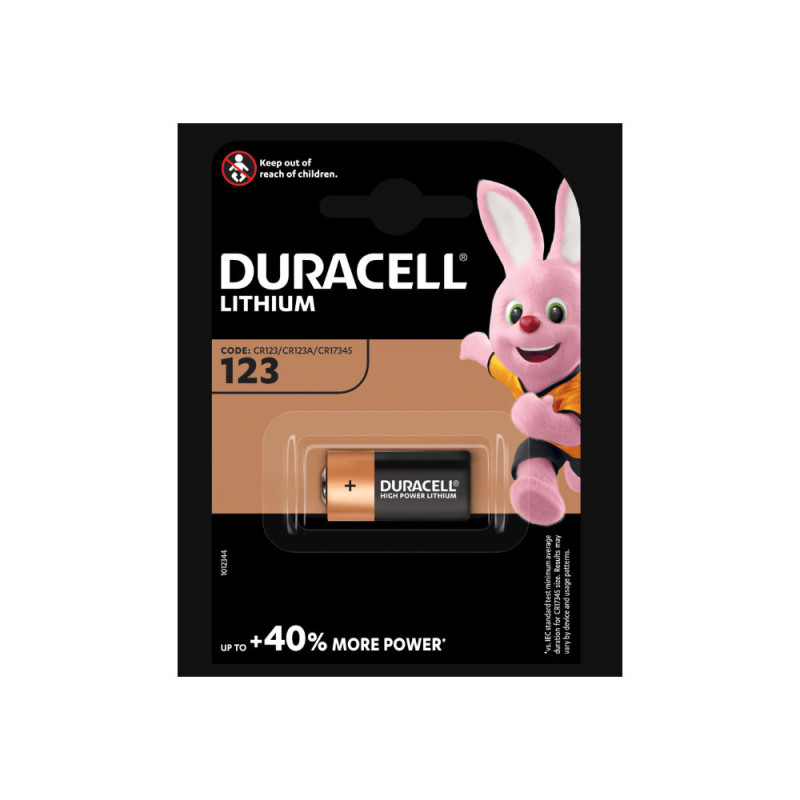 DURACELL CR123 - 3V PILE LITHIUM