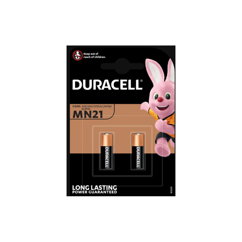 DURACELL MN21/V23A - 12V PILE ALCALINE X2