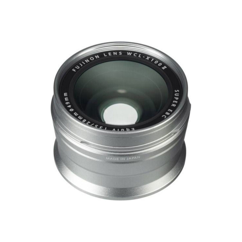 FUJIFILM WCL-X100 II Argent Complément Optique Grand Angle 28mm pour X100