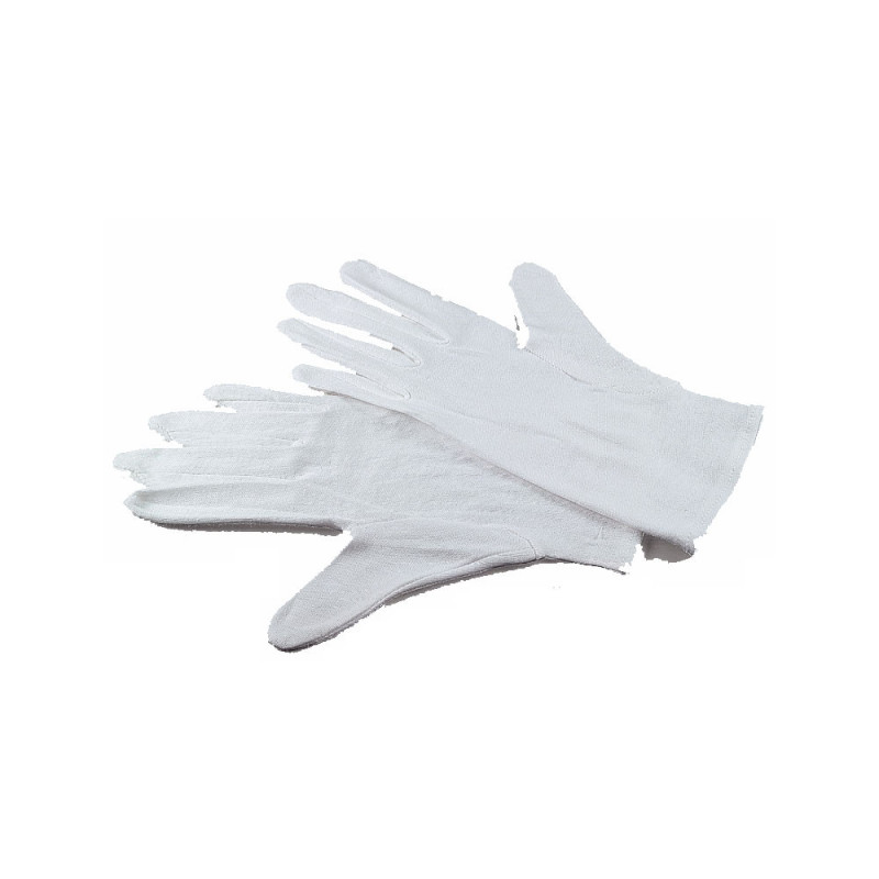 KAISER GANTS COTON BLANC TAILLE 15 (10 PAIRES)