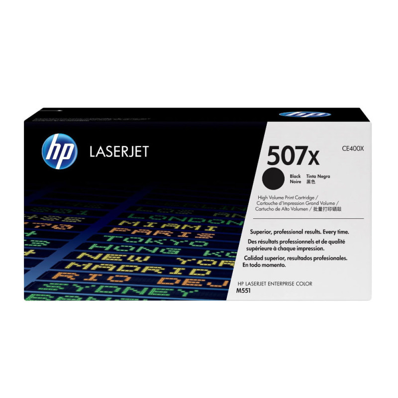 HP 507X Encre Noire 11000 pages pour M551