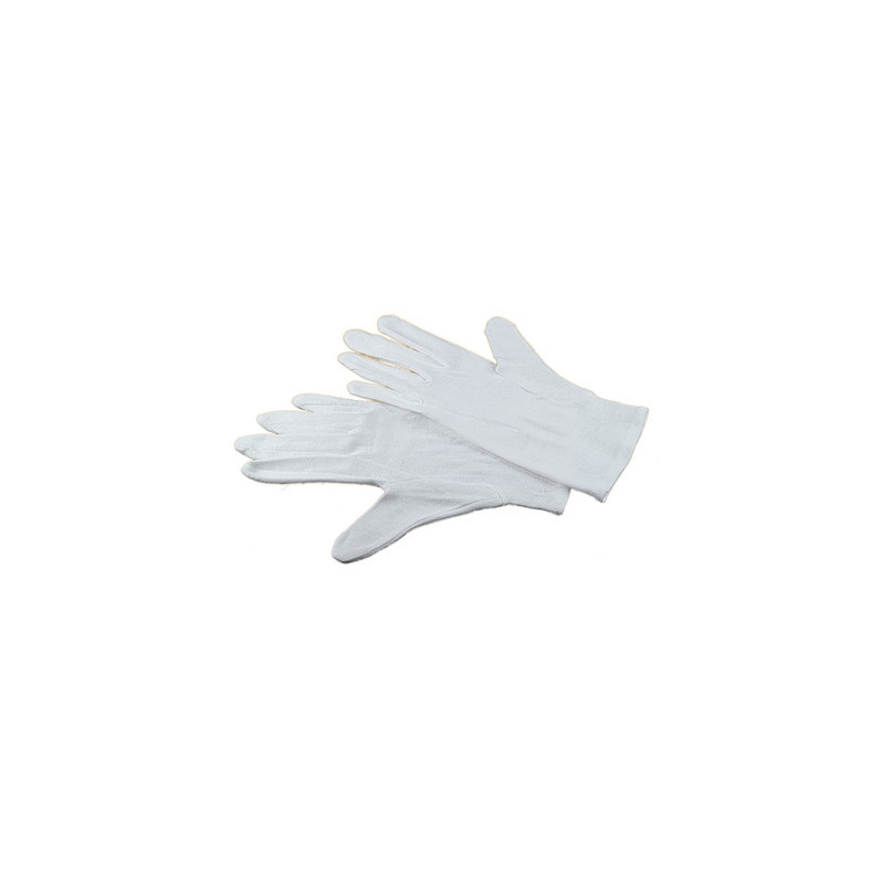 KAISER GANTS COTON BLANC 1 PAIRE TAILLE 12 BLISTER