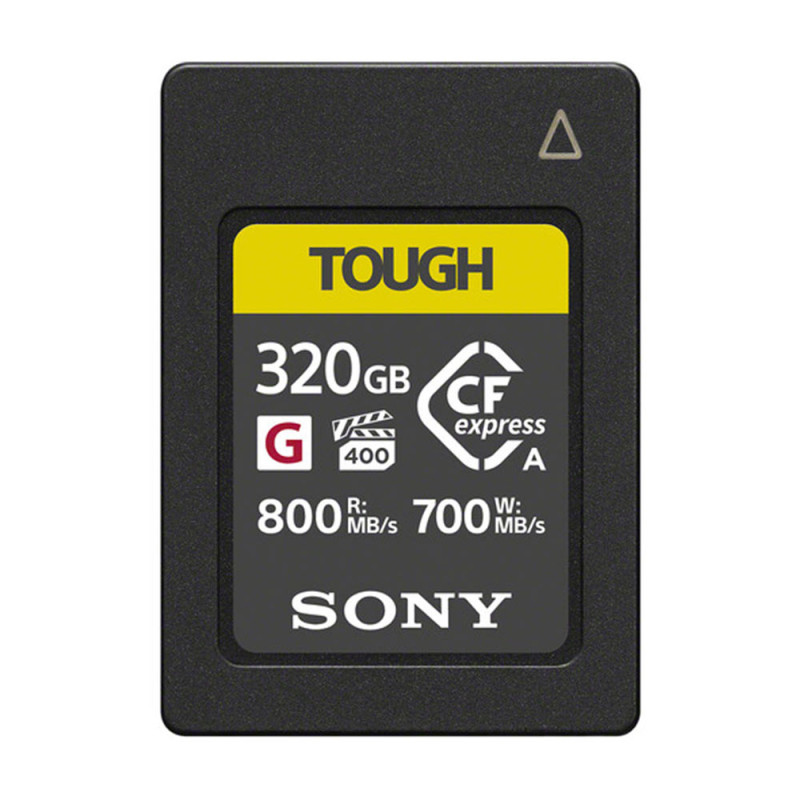 SONY CFexpress SERIE G 320GB TYPE A (jusqu'à 800MB/S en lecture et 700 MB/S en écriture)