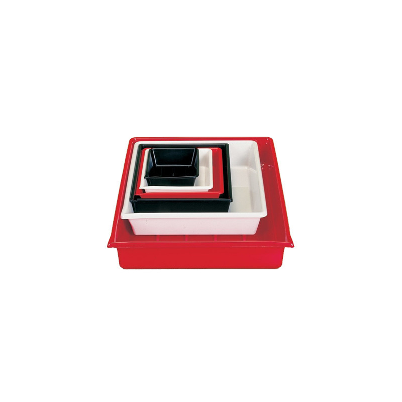 KAISER CUVETTE DE LABO 20X25 CM ROUGE