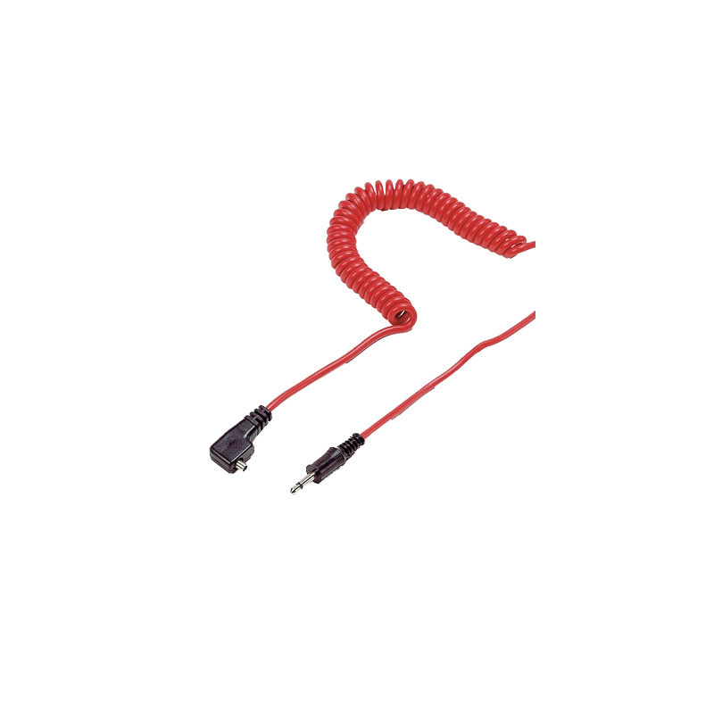 KAISER CABLE SYNCHRO FLASH 10M PRISE PC JACK 3.5MM ROUGE