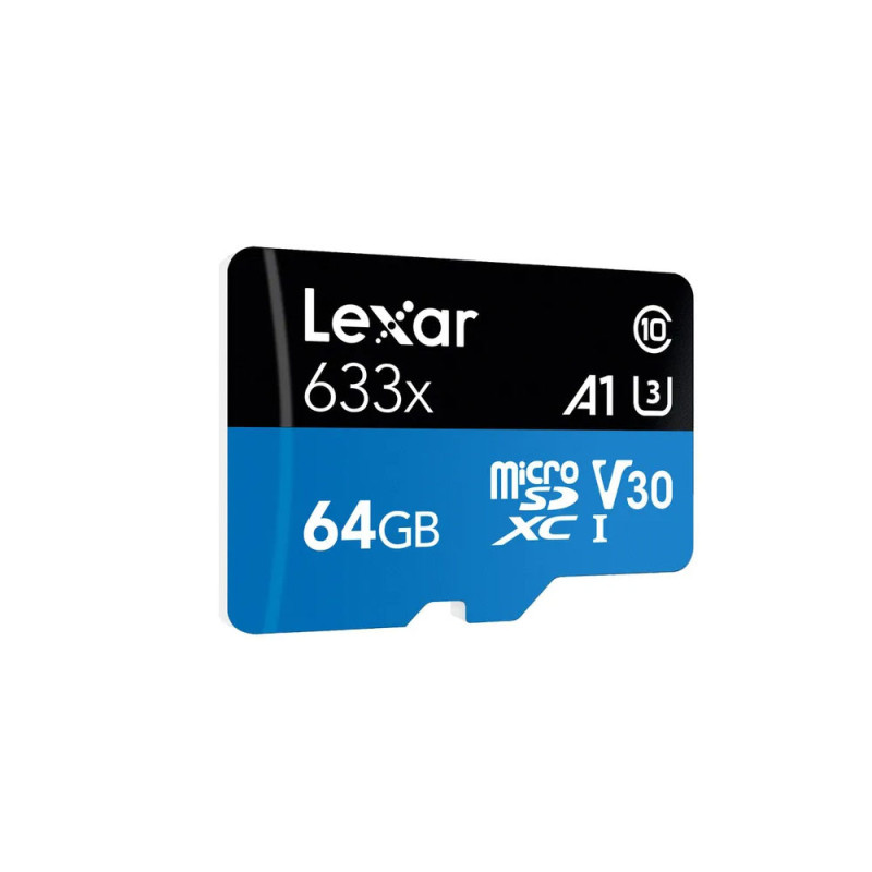 LEXAR MICRO SD 633X 64GB CLASS 10 U3