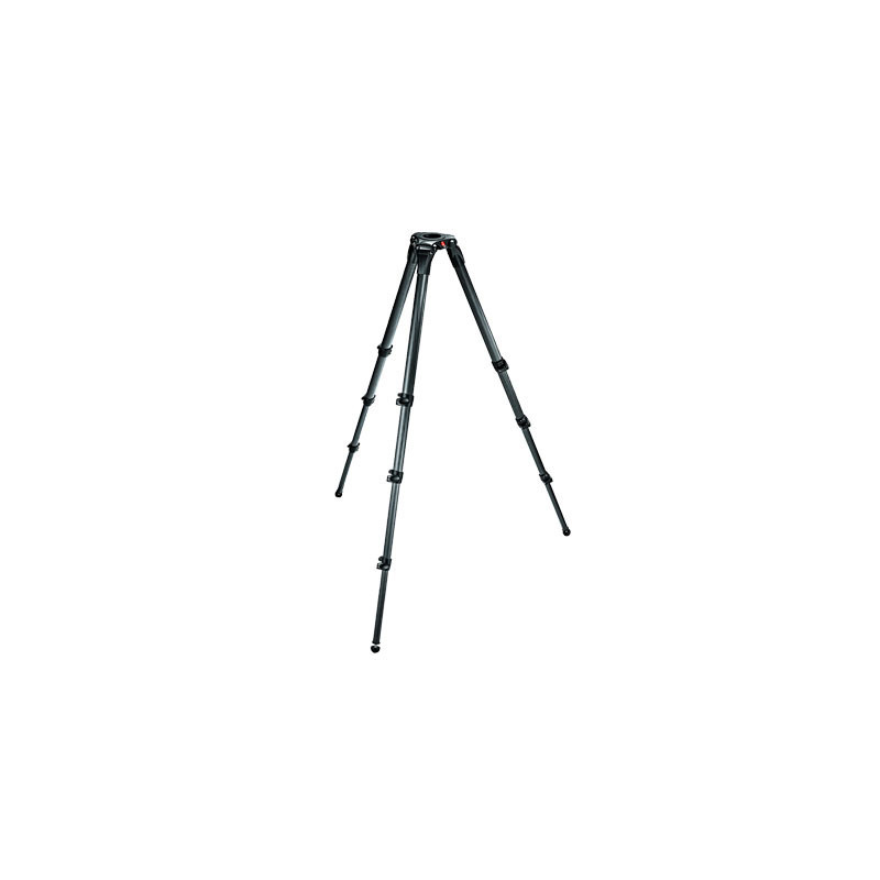 MANFROTTO 536 TREPIED VIDEO 3 STAGE CARBONE MPRO 75/100MM