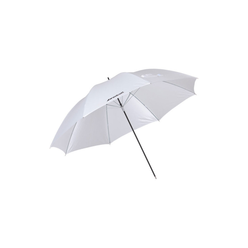 WESTCOTT PARAPLUIE 45" BLANC SATINE 114CM