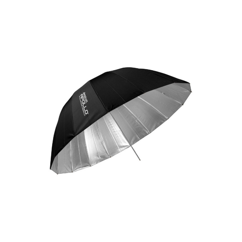 WESTCOTT PARAPLUIE PARABOLIQUE ARGENT 53P 135CM