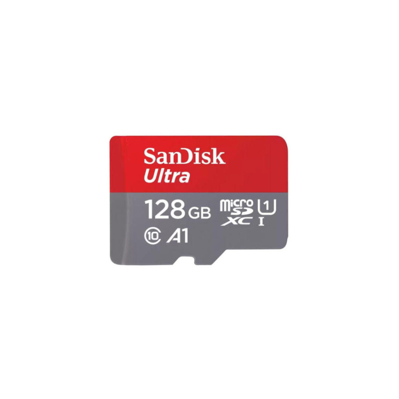 SANDISK MICRO SD ULTRA 128GB 140MB/S CL10 +ADAPT.