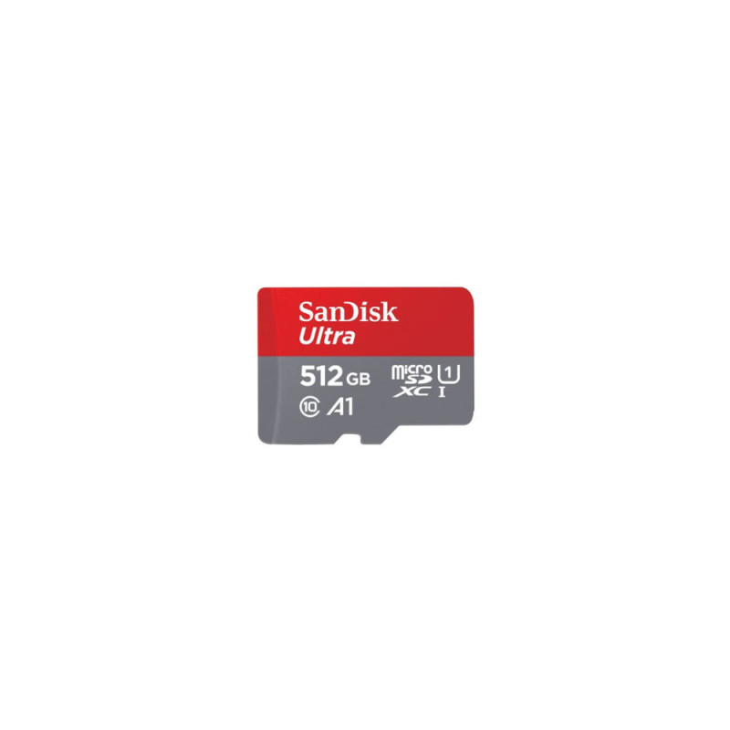 SANDISK MICRO SD ULTRA 512GB 150MB/S CL10 +ADAPT.