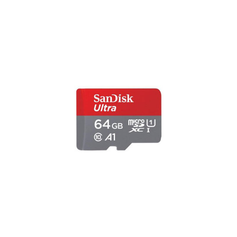 SANDISK MICRO SD ULTRA 64GB 140MB/S CL10 +ADAPT.