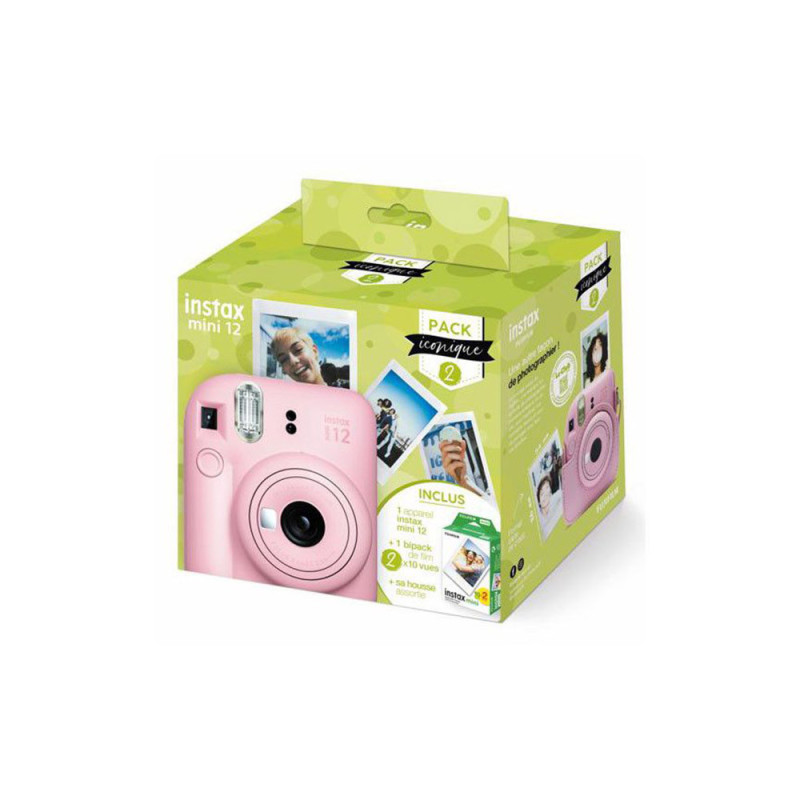 FUJIFILM INSTAX MINI 12 PINK PACK ICONIQUE