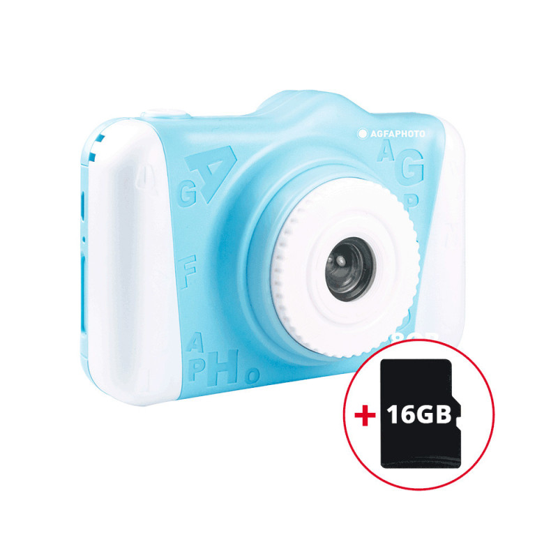 AGFA PHOTO REALIKIDS CAM 2 BLEU+ MICRO SD 16GO OFFERTE