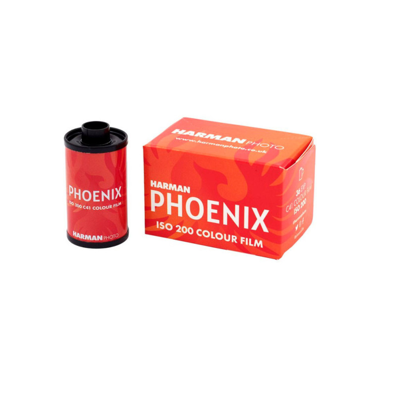 HARMAN FILM PHOENIX 200  ISO FILM COULEUR 36 POSES