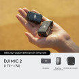 DJI MIC 2 (1 émetteur + 1 récepteur)