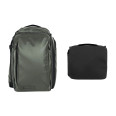 WANDRD TRANSIT 35L TRAVEL BACKPACK WASATCH ESSENTIAL BUNDLE GREEN