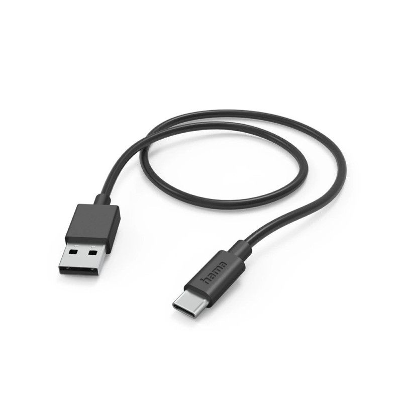 HAMA CABLE DE CHARGE USB-A - USB-C 1M NOIR