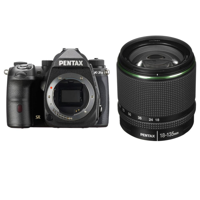 PENTAX K-3 Mark III Noir + 18-135 mm f/3,5-5,6 ED AL DC WR