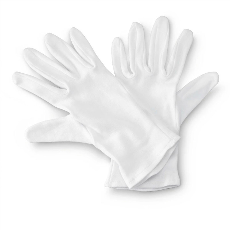 HAMA GANTS COTON M 1 PAIRE BLANC