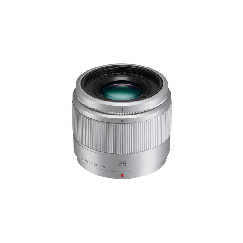 PANASONIC LUMIX 25 mm f/1,7 Asph. Lumix G Argent