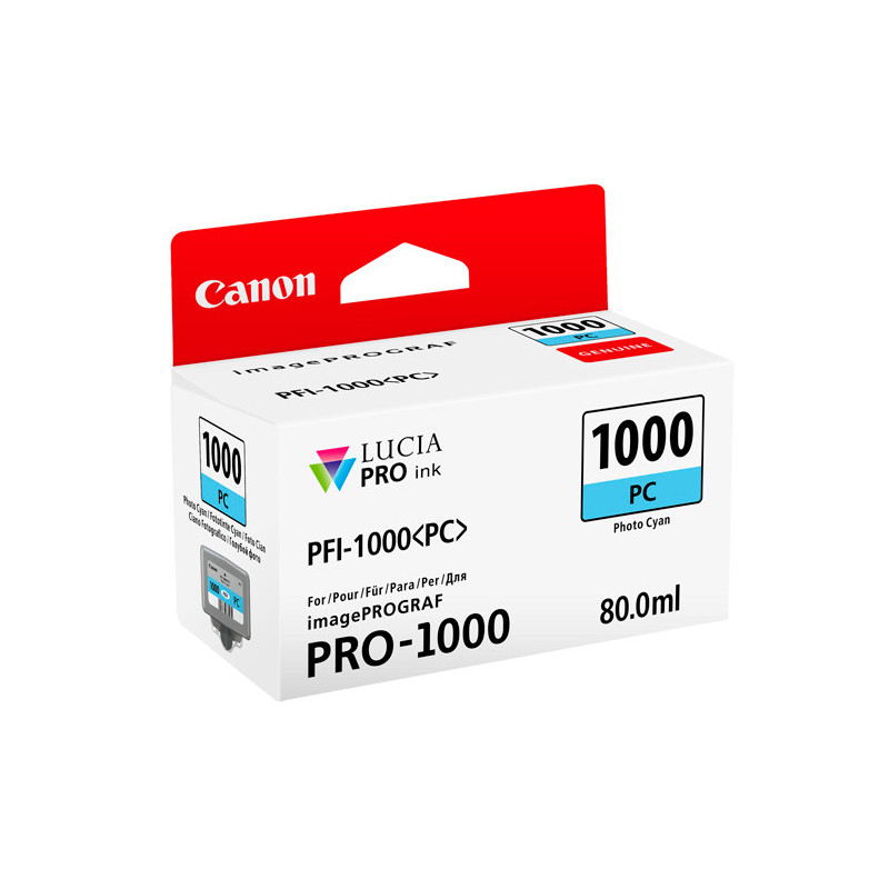 CANON PFI-1000PC encre CYAN PHOTO