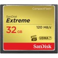 SANDISK CF Extreme 32GB (jusqu\'à 120MB/S en lecture et  85MB/S en écriture)