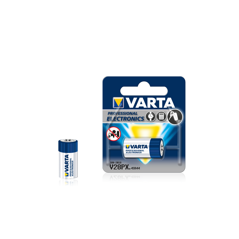 VARTA Professional Electronics Pile Oxyde d'Argent V28PX / 4SR44