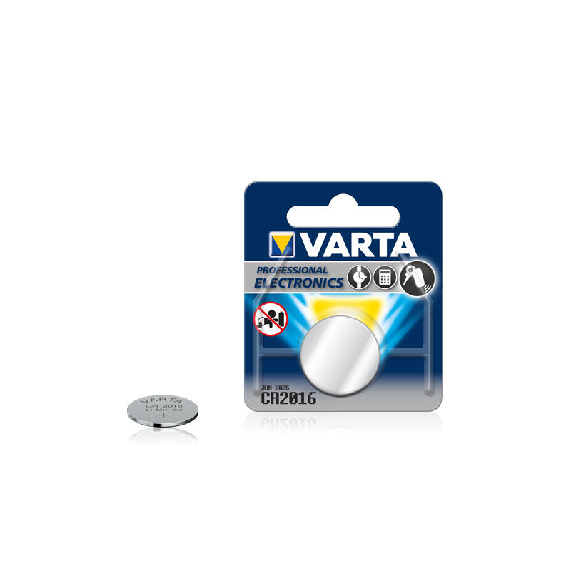 VARTA Professional Electronics Pile Bouton Lithium CR2016