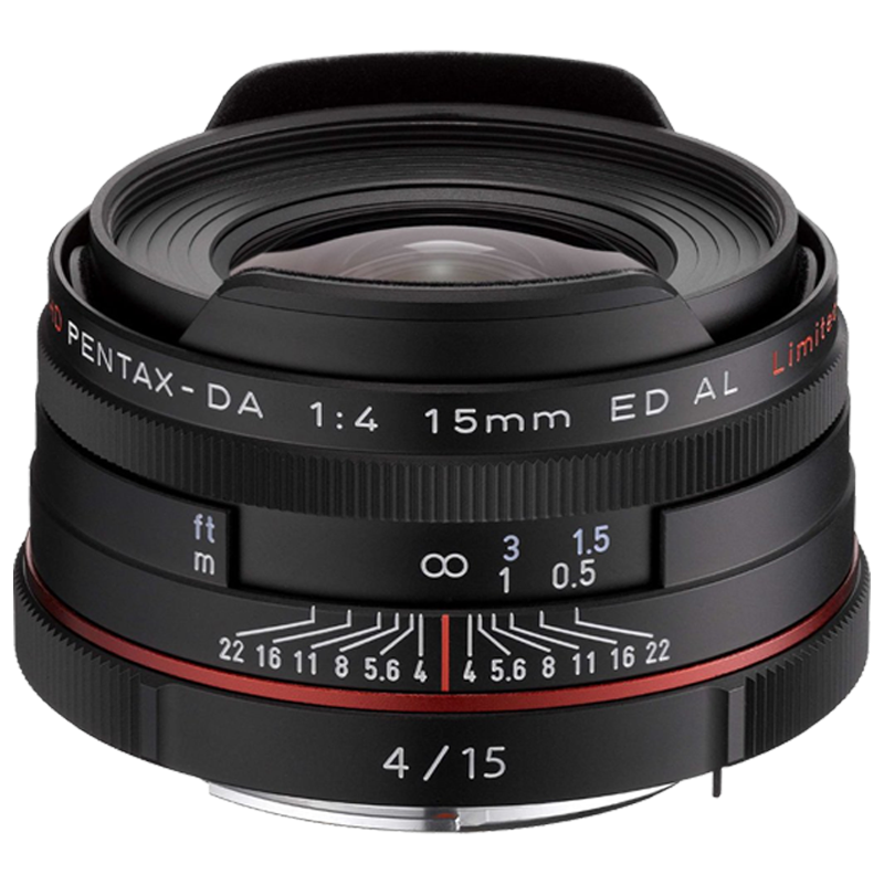 PENTAX HD DA 15 mm f/4 ED AL Limited Noir