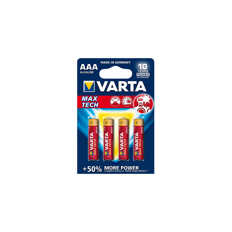 VARTA Pile Longlife Max Power AAA / LR03 x4