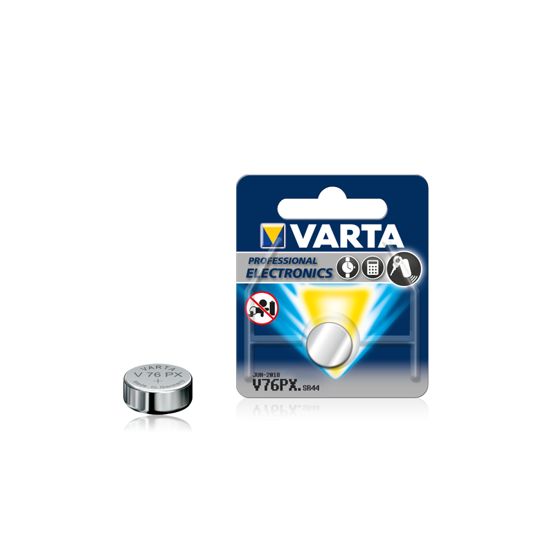 VARTA Professional Electronics Pile Oxyde d'Argent V76PX / SR44