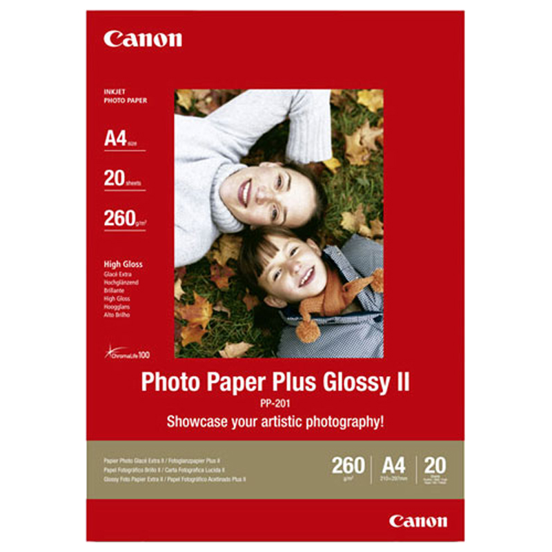 CANON PP-201 papier PHOTO format A4 pochette 20 feuilles