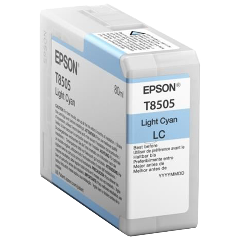 EPSON ENCRE T8505 LIGHT CYAN POUR SC-P800