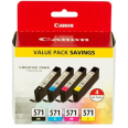 CANON CLI-571 pack 4 couleurs BK C M Y