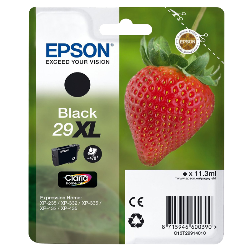 EPSON ENCRE T2991 FRAISE XL NOIRE XP-235/332/335/432/435