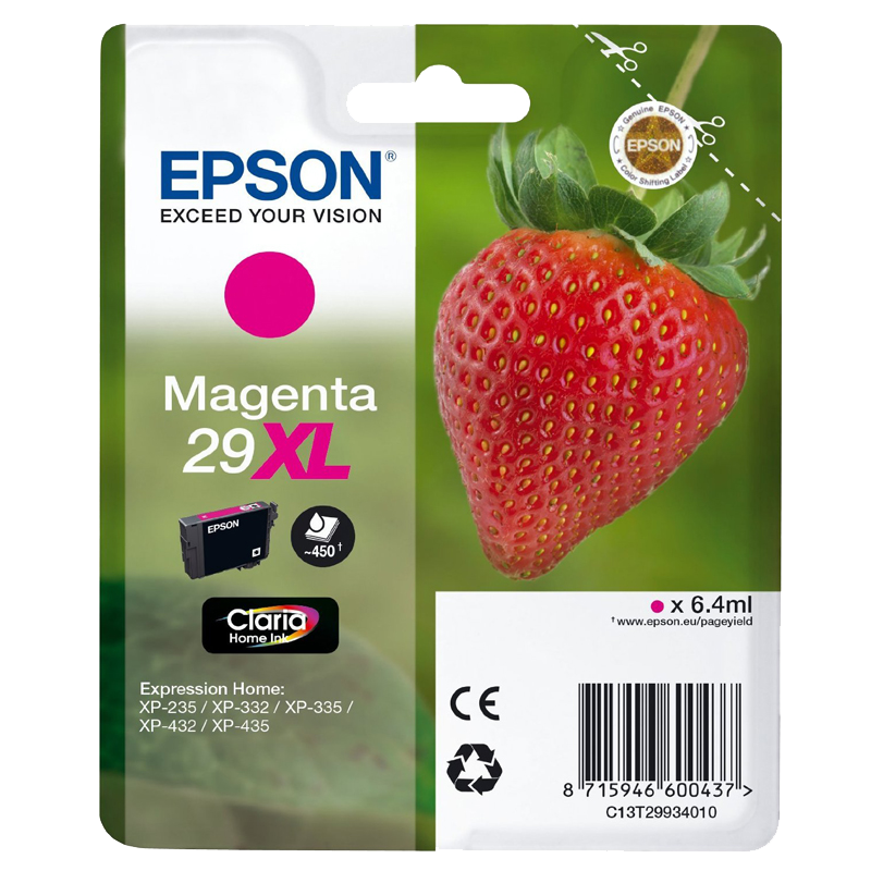 EPSON ENCRE T2993 FRAISE XL MAGENTA XP-235/332/335/432/435