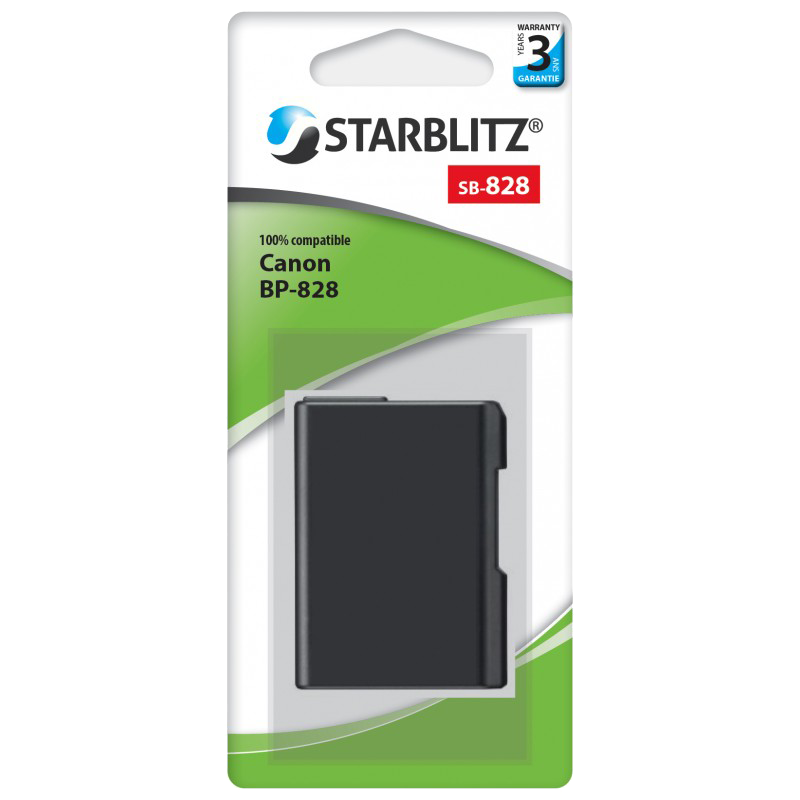 STARBLITZ Batterie compatible Canon BP-828