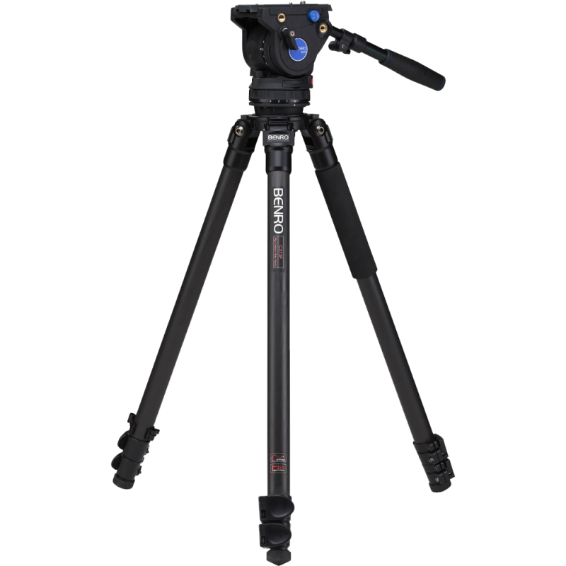 BENRO C373FBV6H Kit trépied vidéo carbone Single Tube Serie 3 + rotule BV6