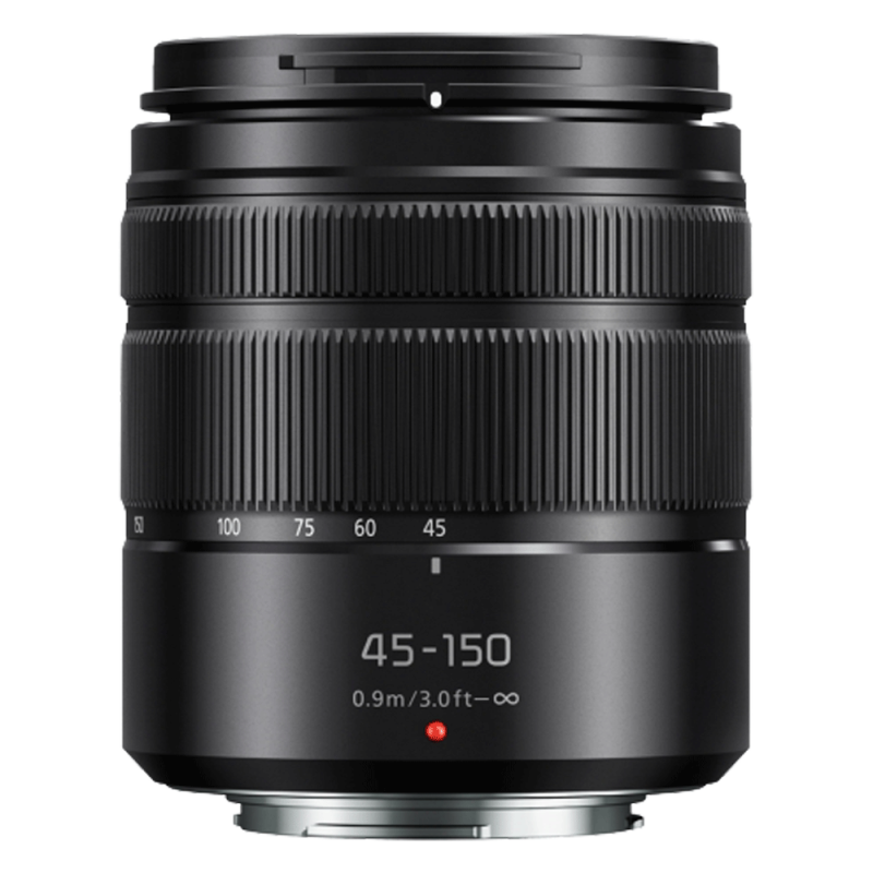 PANASONIC LUMIX 45-150 mm f/4-5,6 Asph. Mega O.I.S. Noir