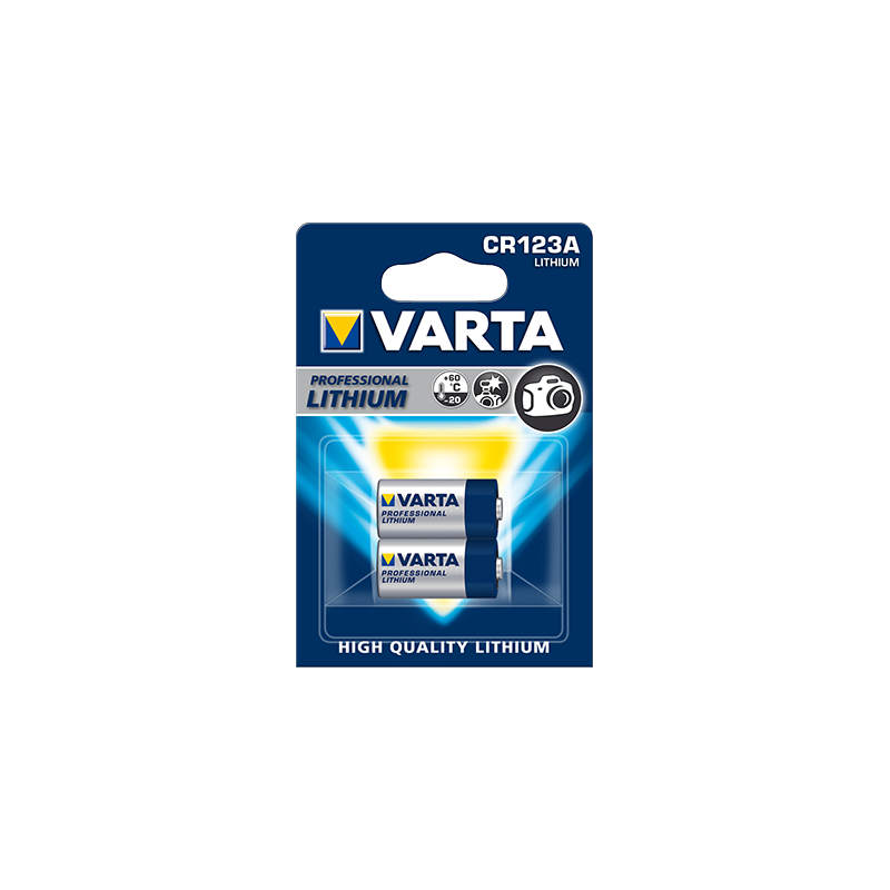 VARTA Pile Professional Lithium CR123 X2