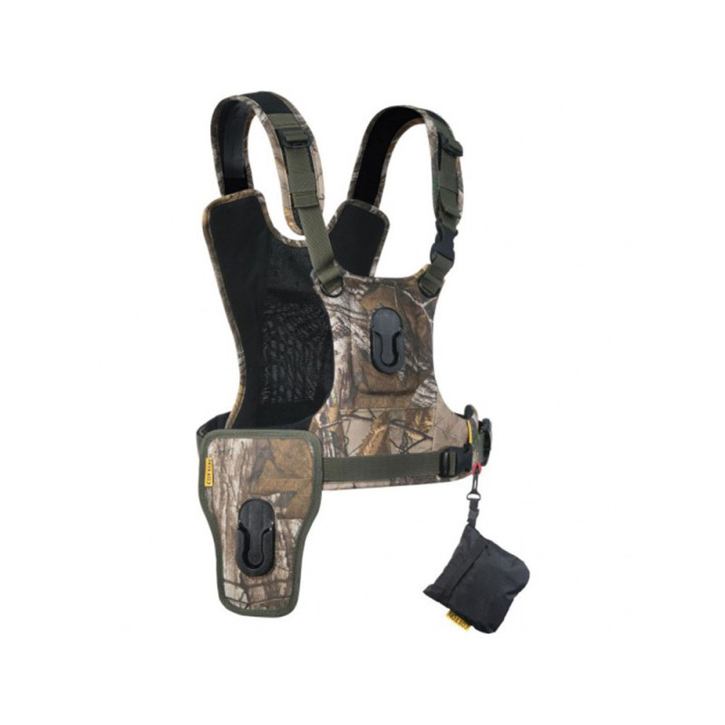 COTTON CARRIER CC-147 HARNAIS CAMOUFLAGE 2 BOITIERS