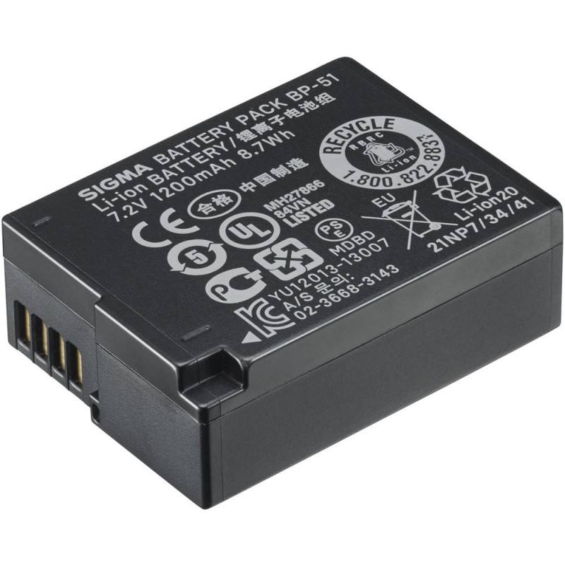 SIGMA BP-51 Batterie pour DP2 QUATTRO/FP