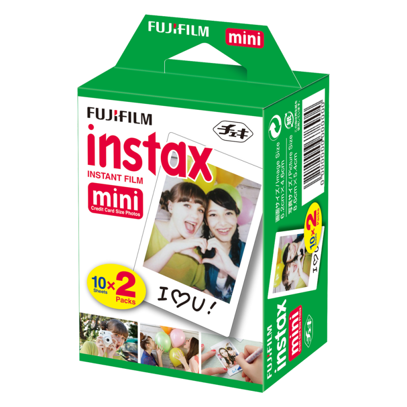 FUJIFILM Film Instax Mini Bipack (2X10 poses)