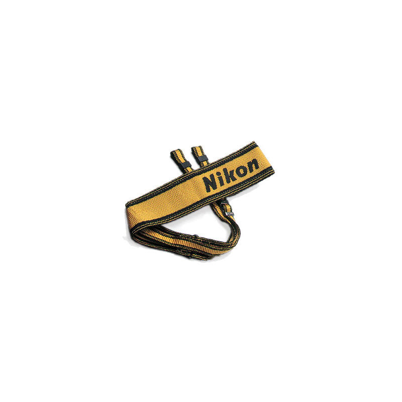 NIKON AN-6Y COURROIE LARGE NYLON JAUNE / NOIR POUR REFLEX